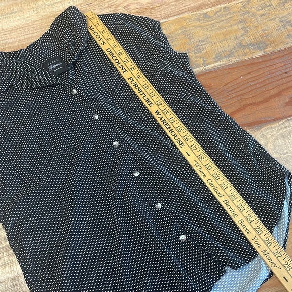 Jachs Girlfriend Top women’s size Large preppy button up - Picture 8 of 9